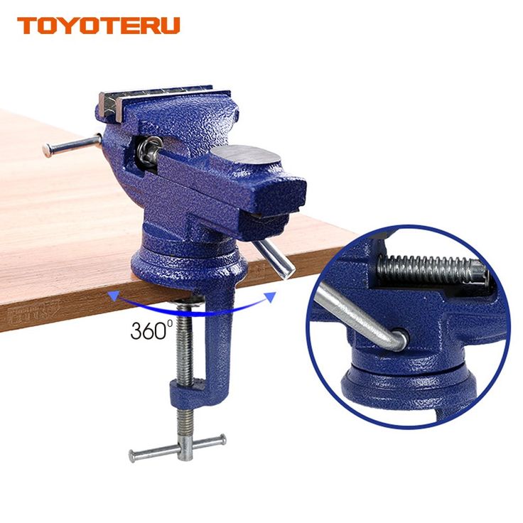 universal bench vise table 360 °